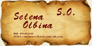 Selena Olbina vizit kartica
